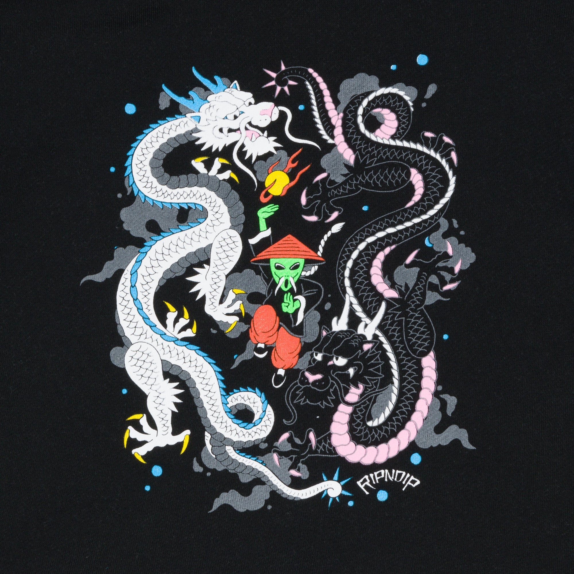 RIPNDIP Ryu Cropped Hoodie (Black)