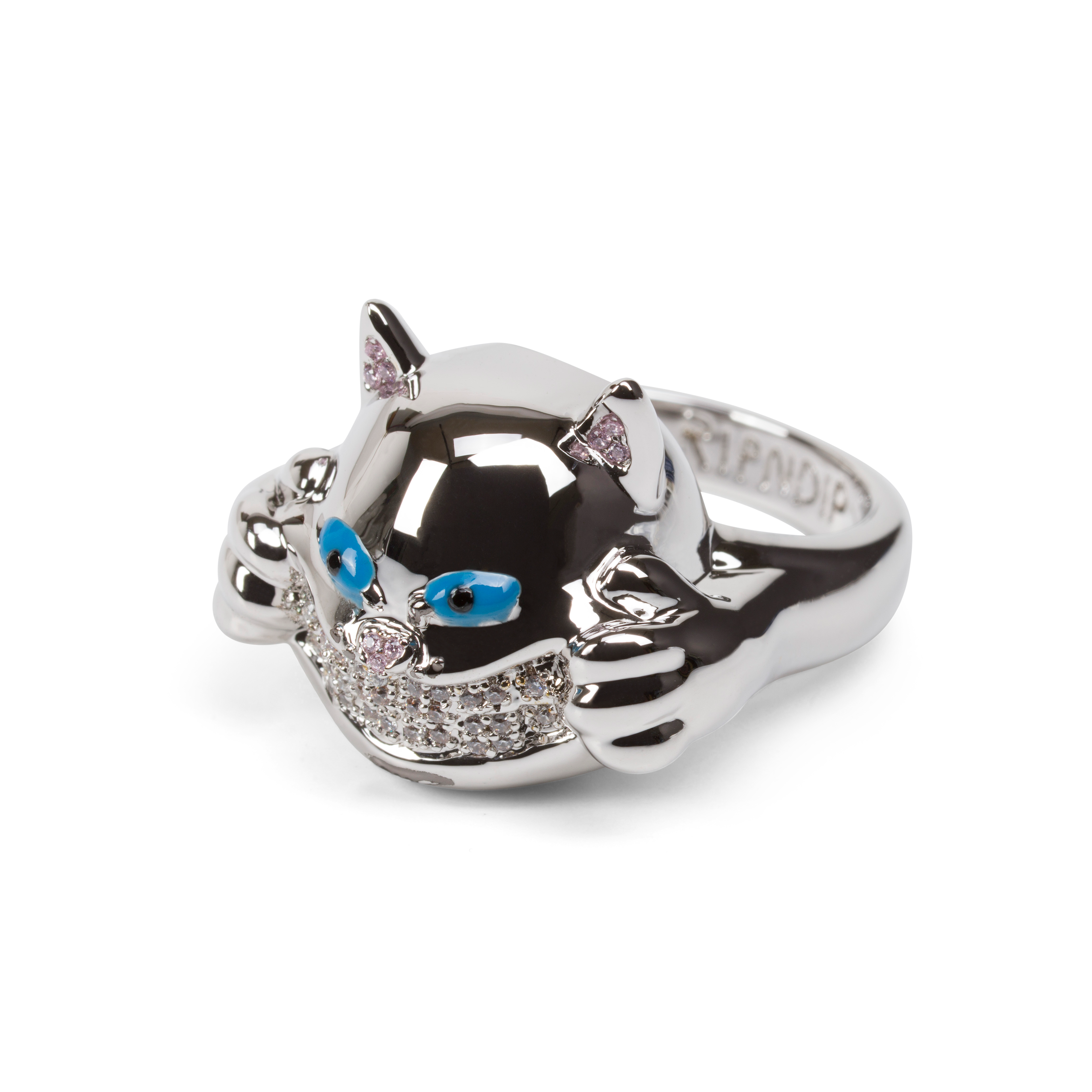 RIPNDIP Ripndip x King Ice Nermal Ring (Silver)