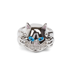 RIPNDIP Ripndip x King Ice Nermal Ring (Silver)