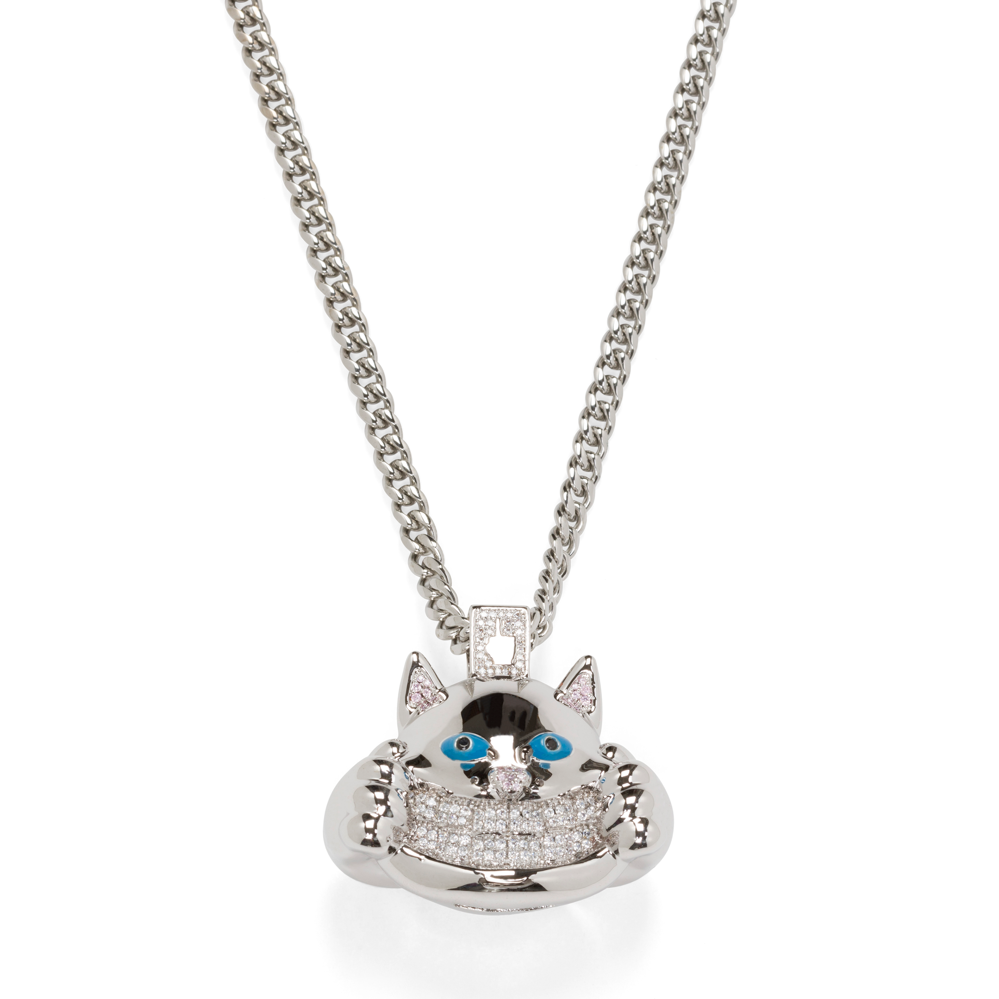 RIPNDIP Ripndip x King Ice Nermal Necklace (Silver)