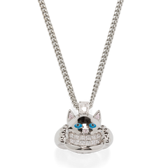 RIPNDIP Ripndip x King Ice Nermal Necklace (Silver)