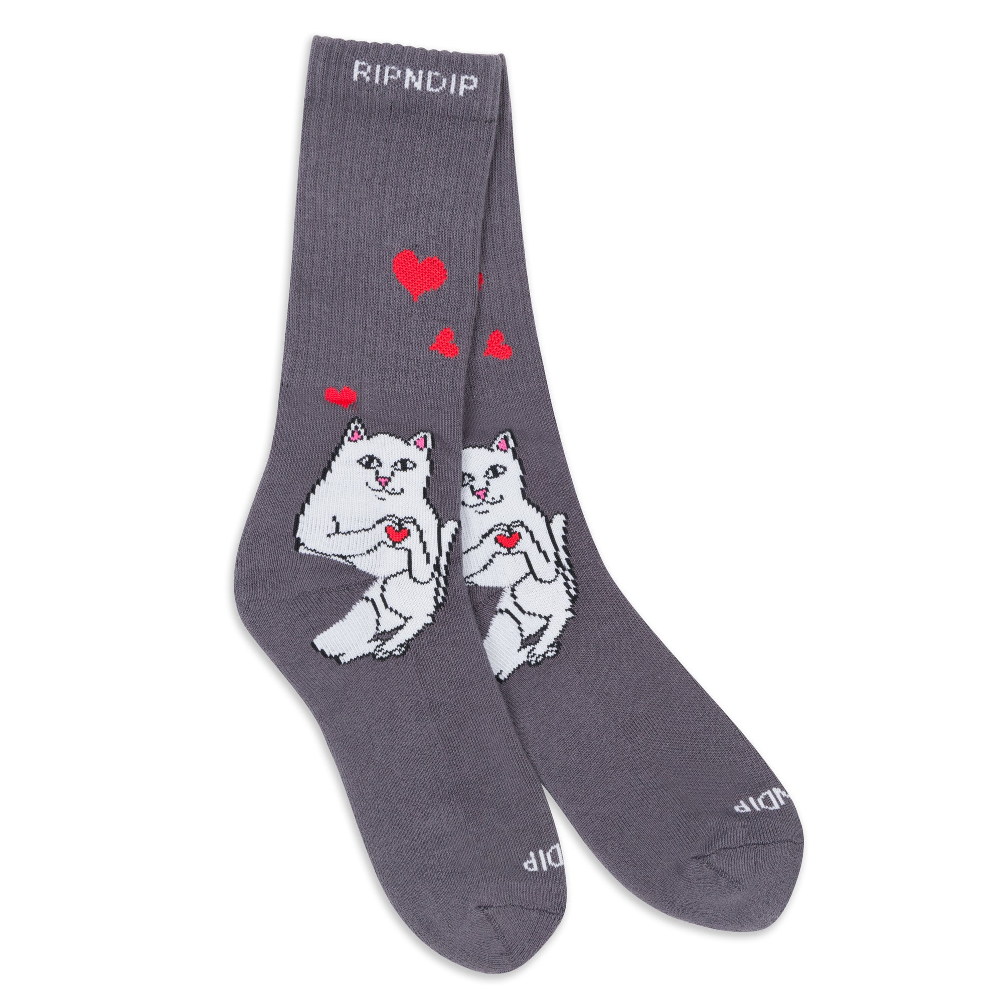 RIPNDIP Nermal Loves Socks (Charcoal)