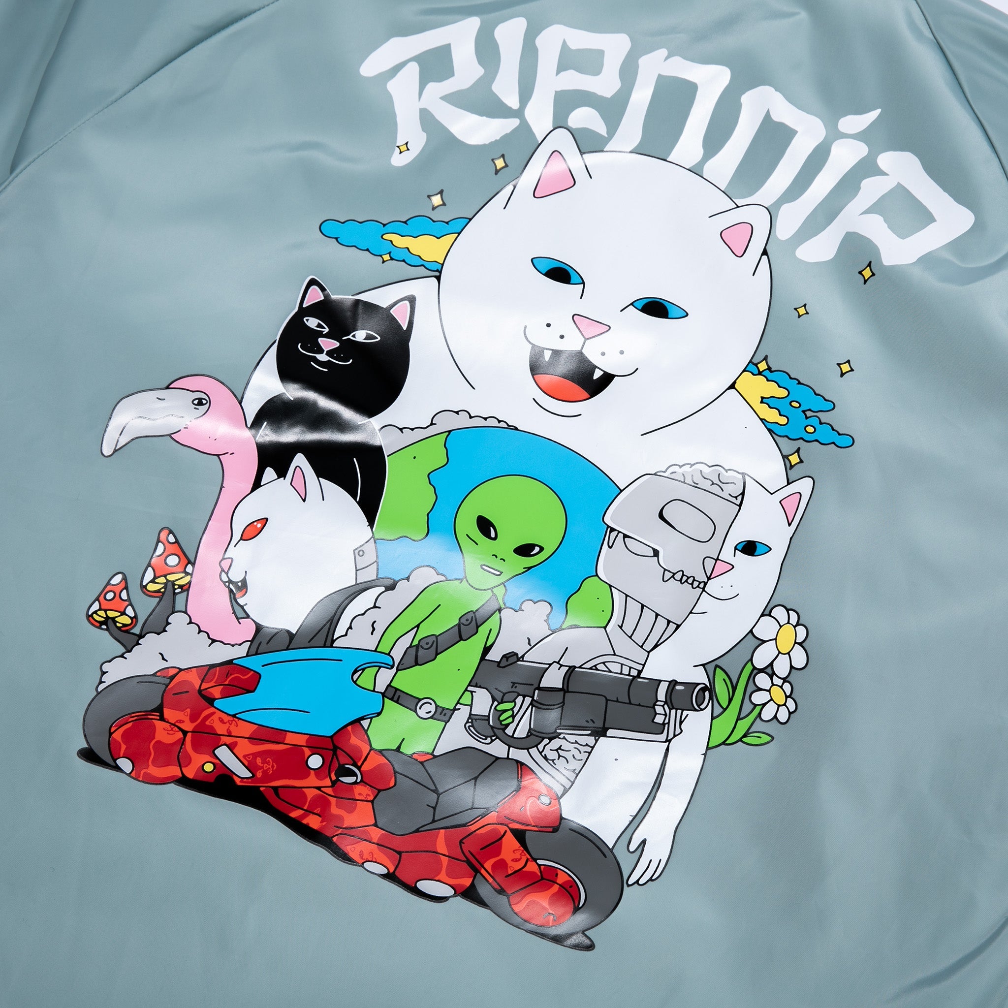 RIPNDIP Runaway Coaches Jacket (Pine)