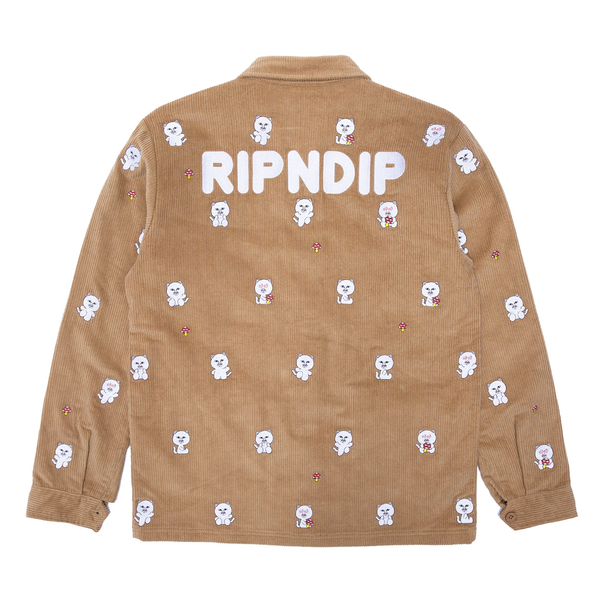RIPNDIP Hello Nermy Corduroy Jacket (Tan)