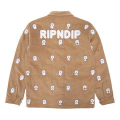 RIPNDIP Hello Nermy Corduroy Jacket (Tan)