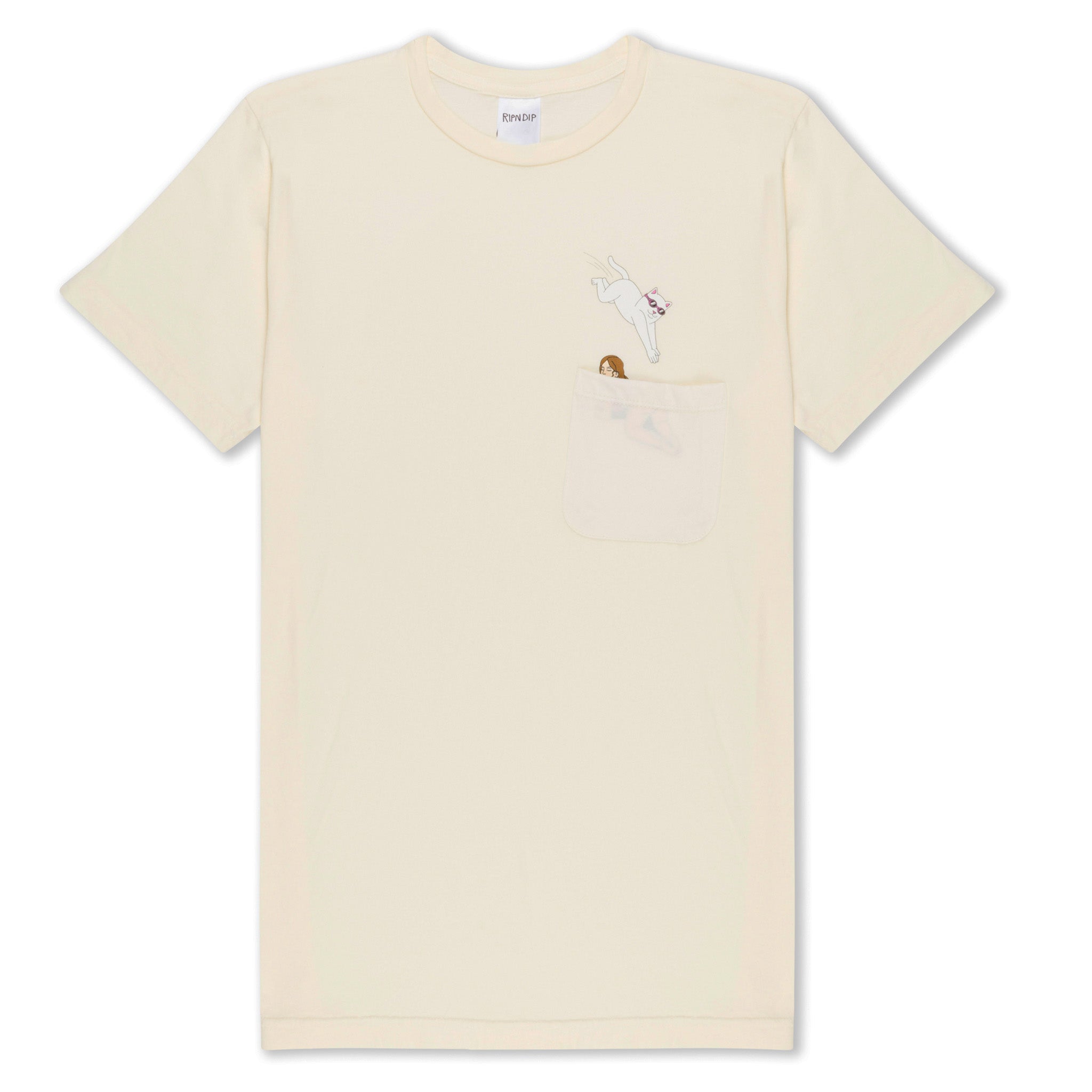 RIPNDIP Jumpin In Pocket Tee (Natural)