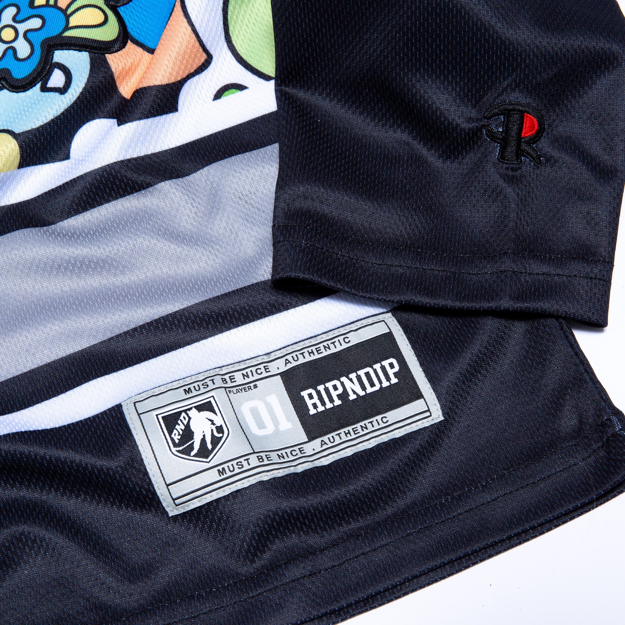 RIPNDIP Flower Child Hockey Jersey (Black)