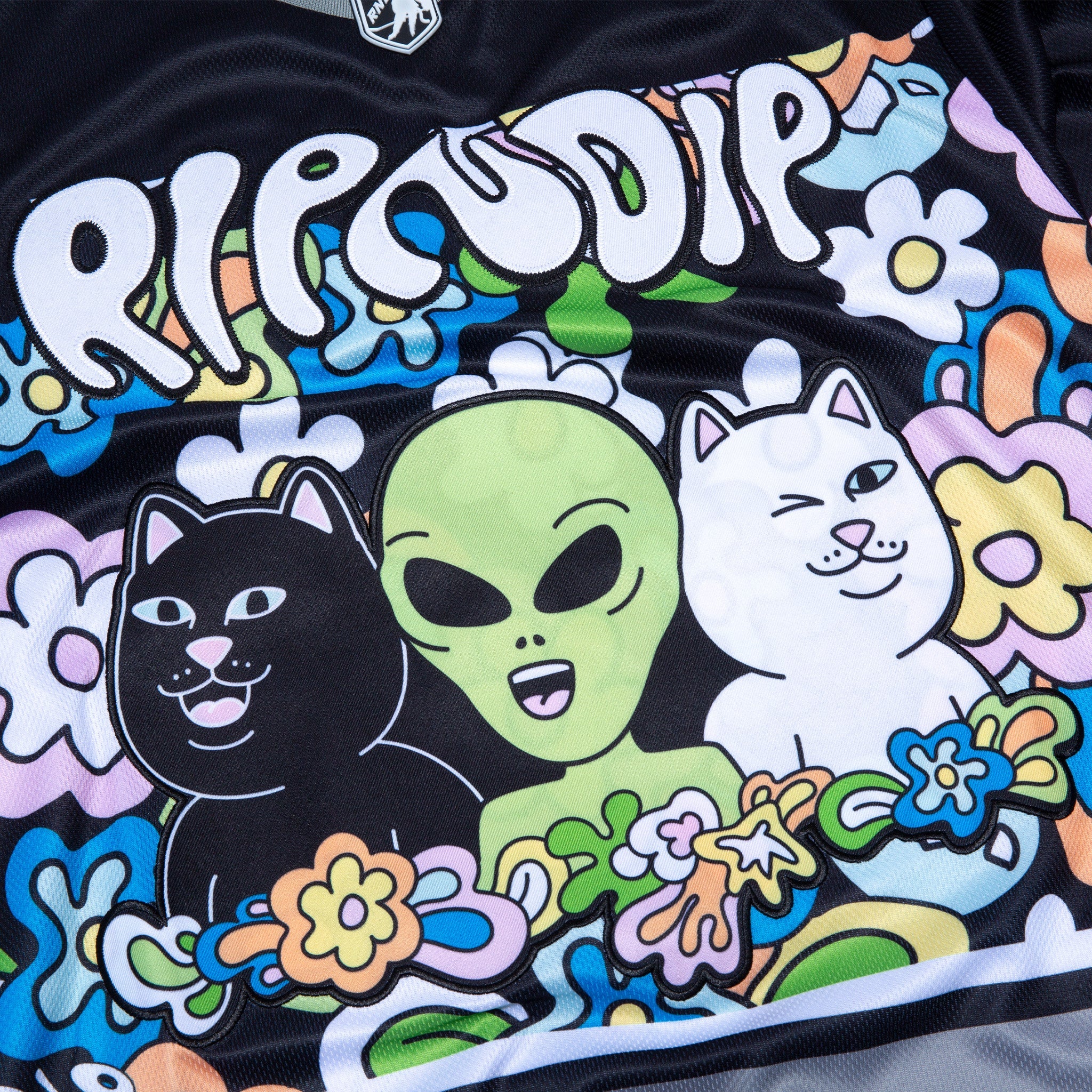 RIPNDIP Flower Child Hockey Jersey (Black)