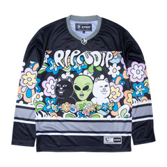 RIPNDIP Flower Child Hockey Jersey (Black)