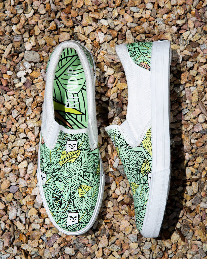 RipNDip Ripndip Nermal Leaf Slip Ons