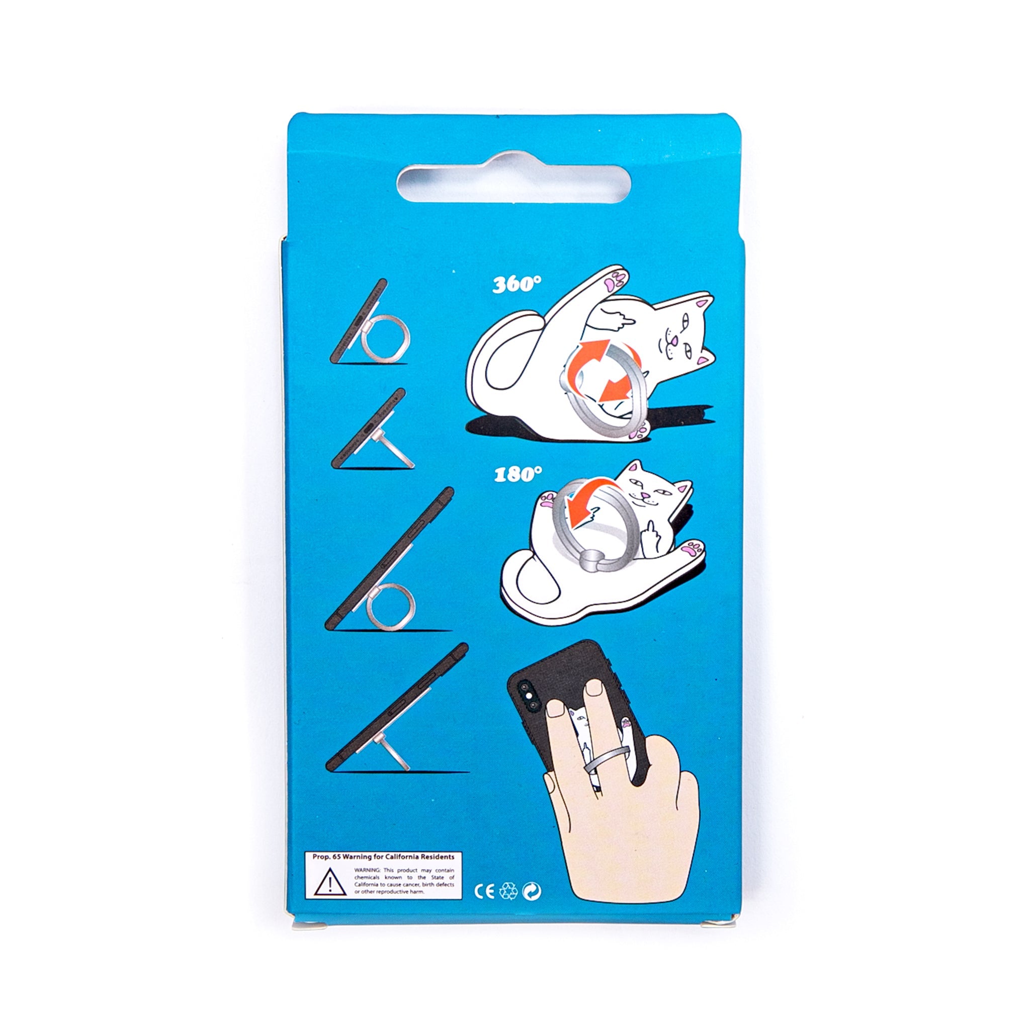 RipNDip Lord Nermal Phone D-Ring (White)