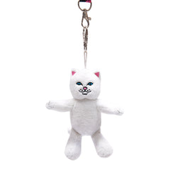 RipNDip Lord Nermal Plush Keychain (White)