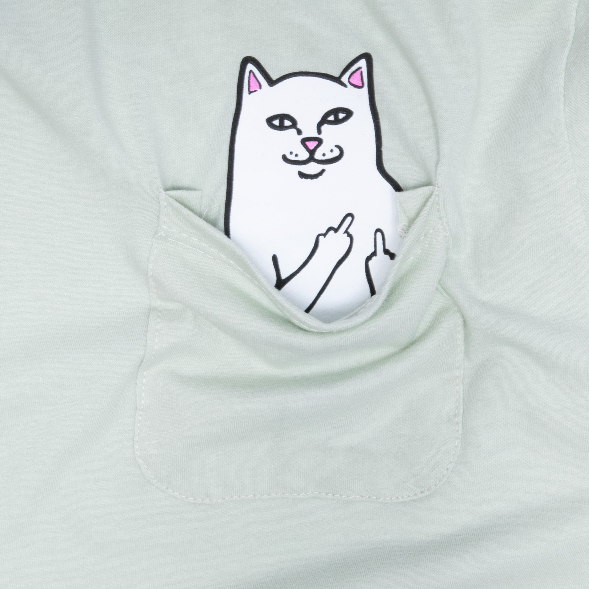 RIPNDIP Lord Nermal Pocket Long Sleeve (Sage)