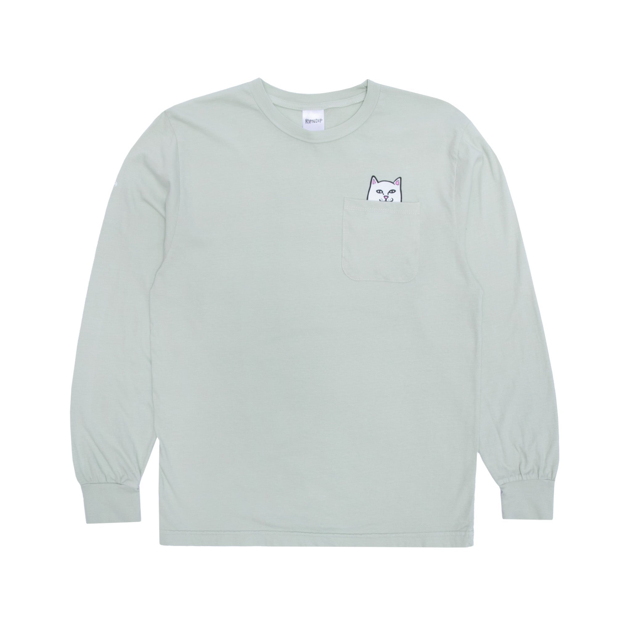 RIPNDIP Lord Nermal Pocket Long Sleeve (Sage)