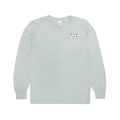 RIPNDIP Lord Nermal Pocket Long Sleeve (Sage)