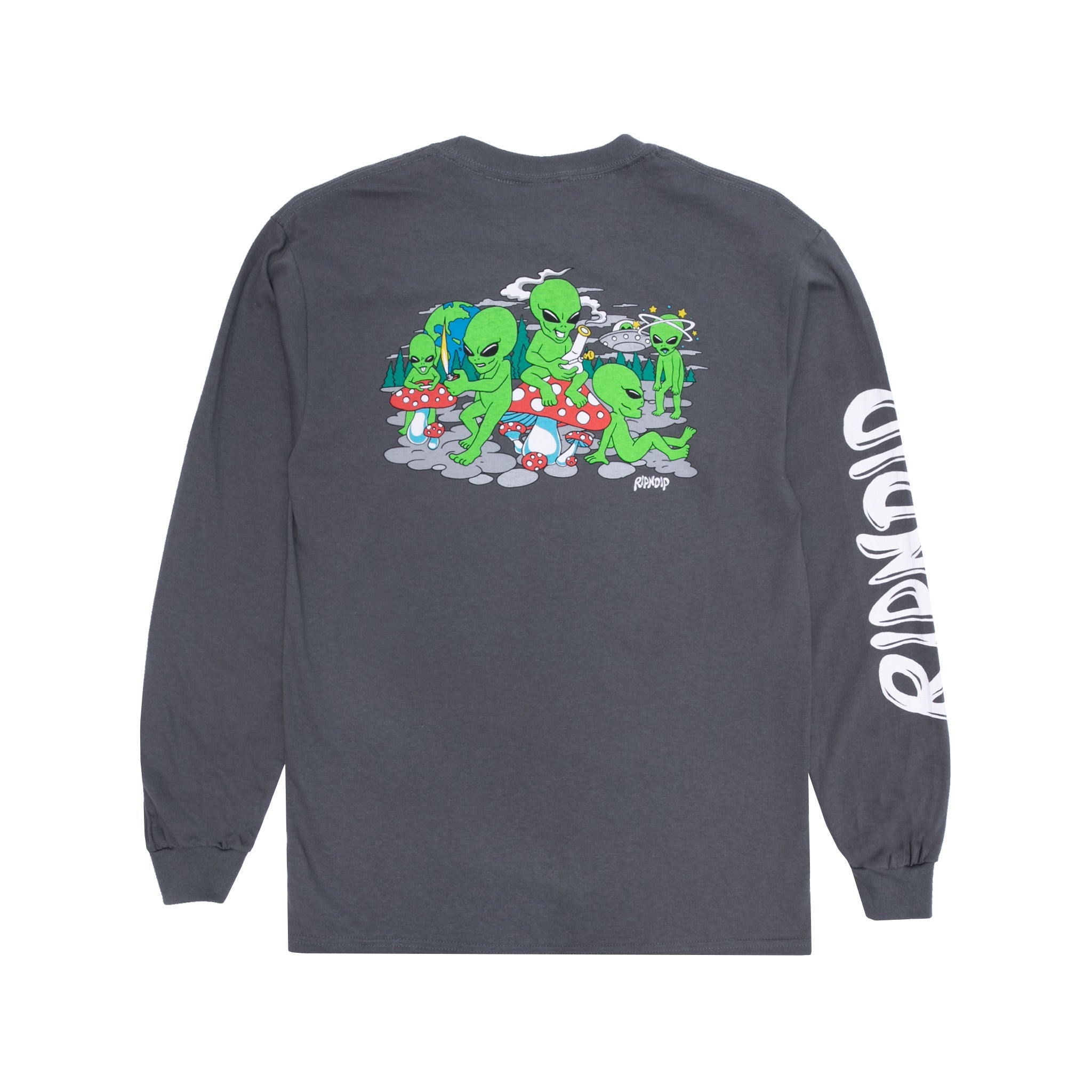 RIPNDIP Space Gang Long Sleeve (Charcoal)