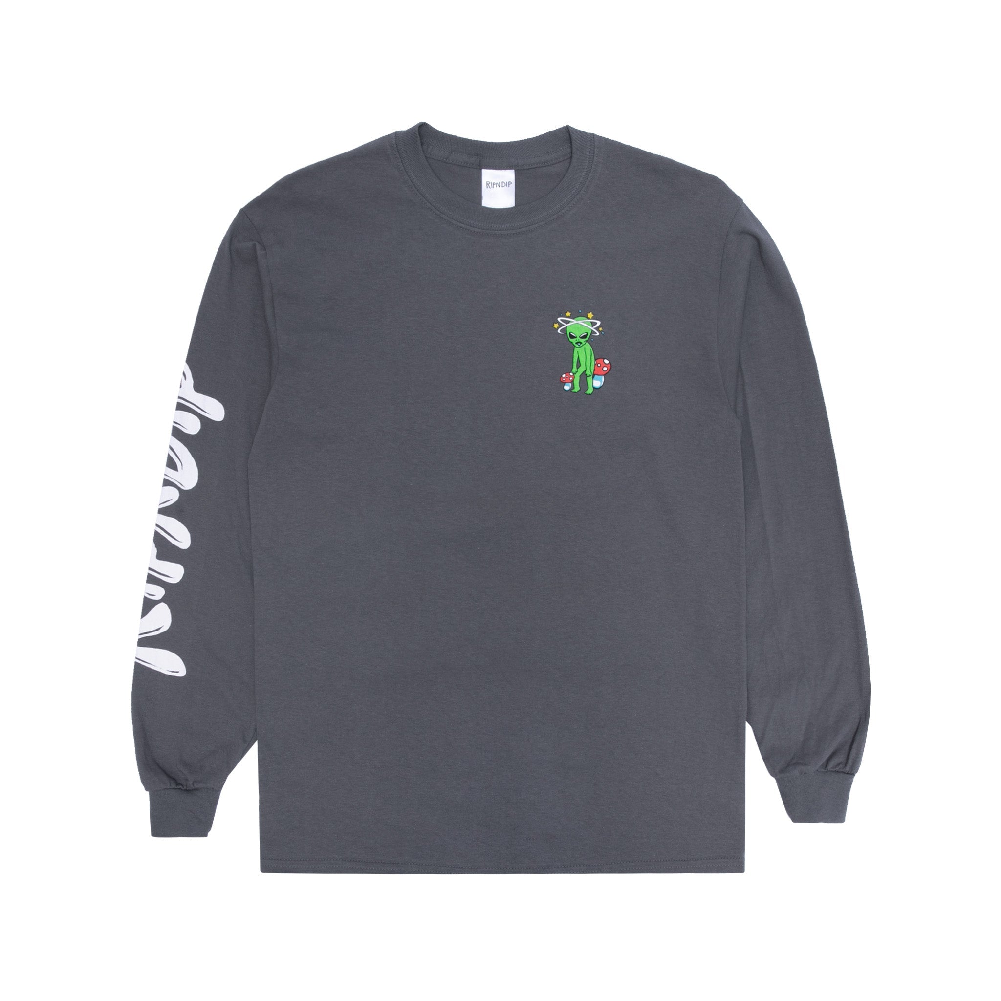 RIPNDIP Space Gang Long Sleeve (Charcoal)