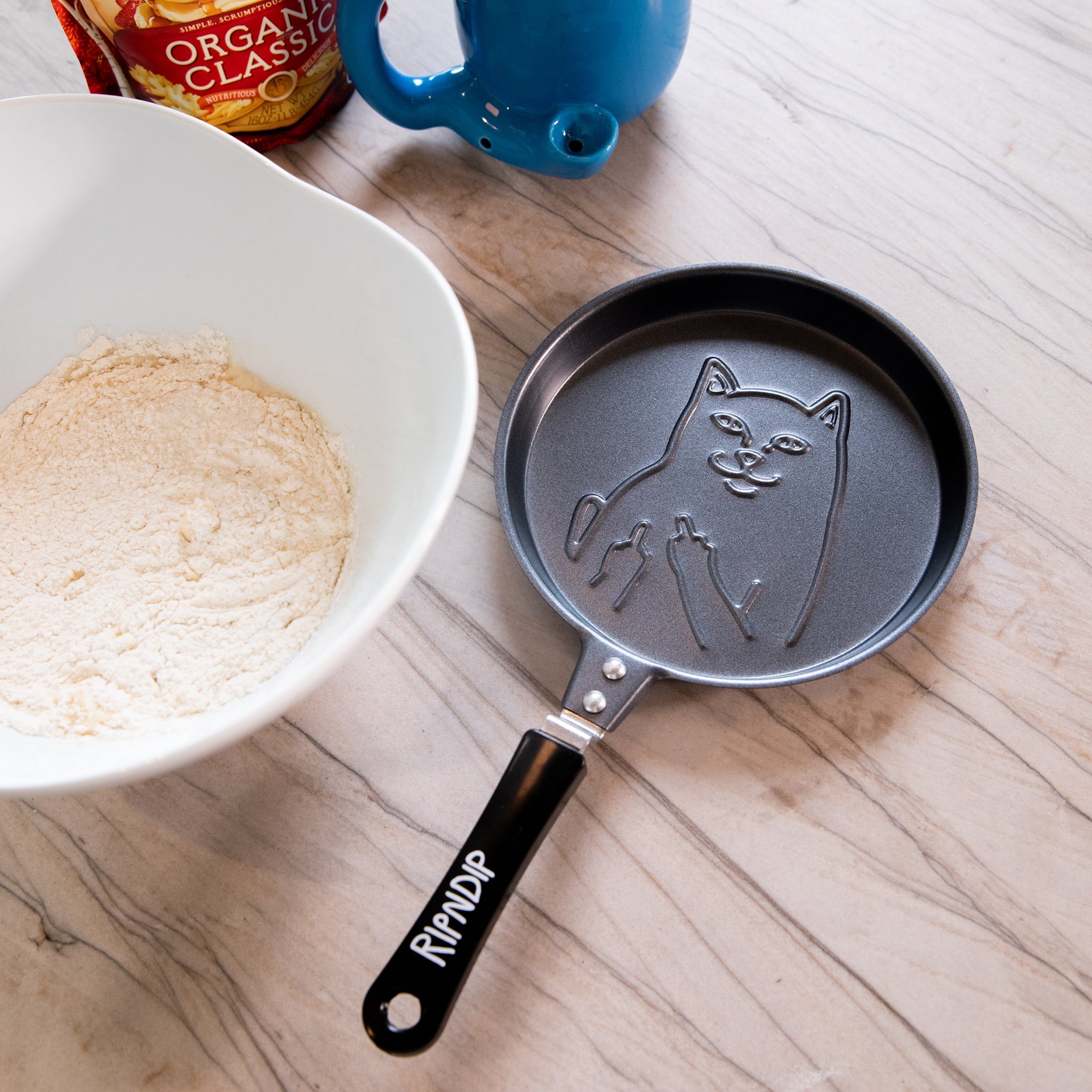RIPNDIP Lord Nermal Pancake Pan (Black)
