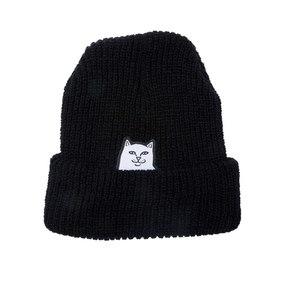 337681 Lord Nermal Ribbed Beanie (Black)
