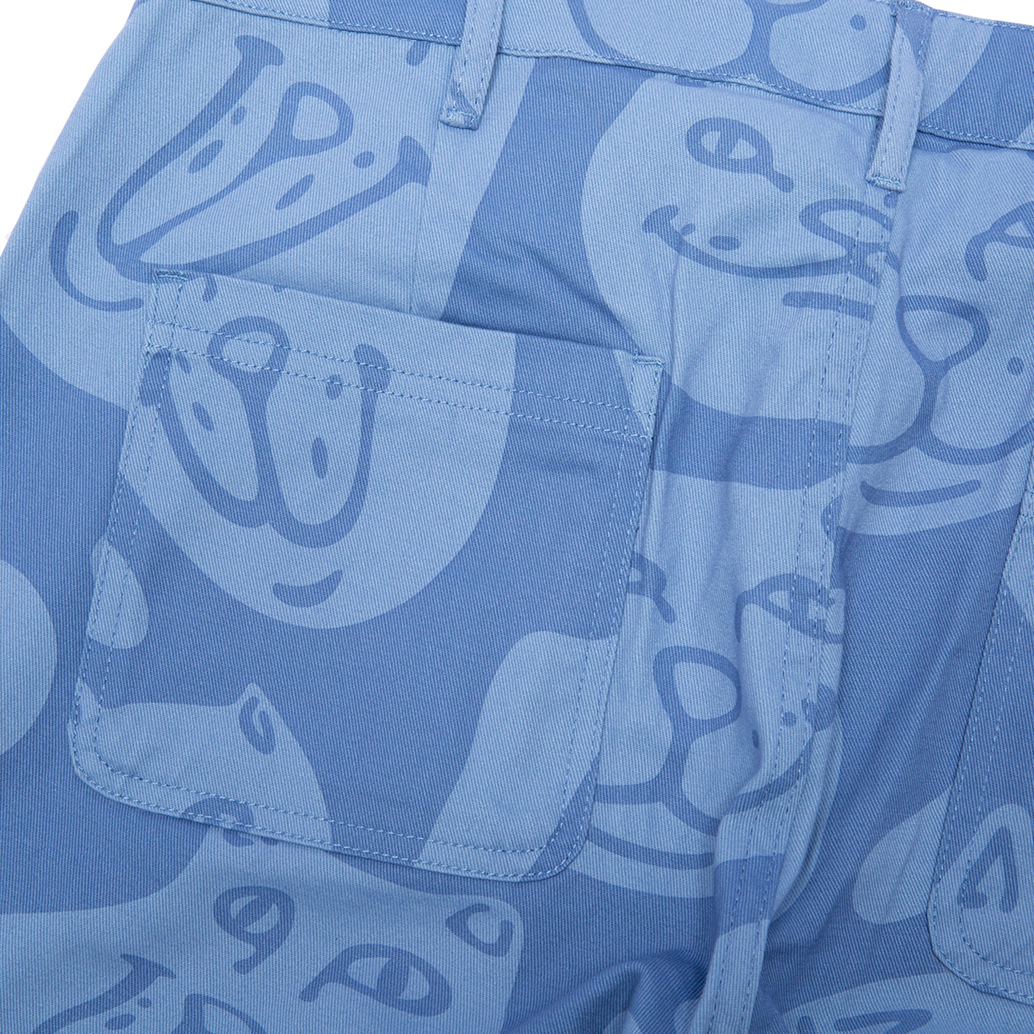 RIPNDIP Many Faces Cotton Twill Pants (Slate)