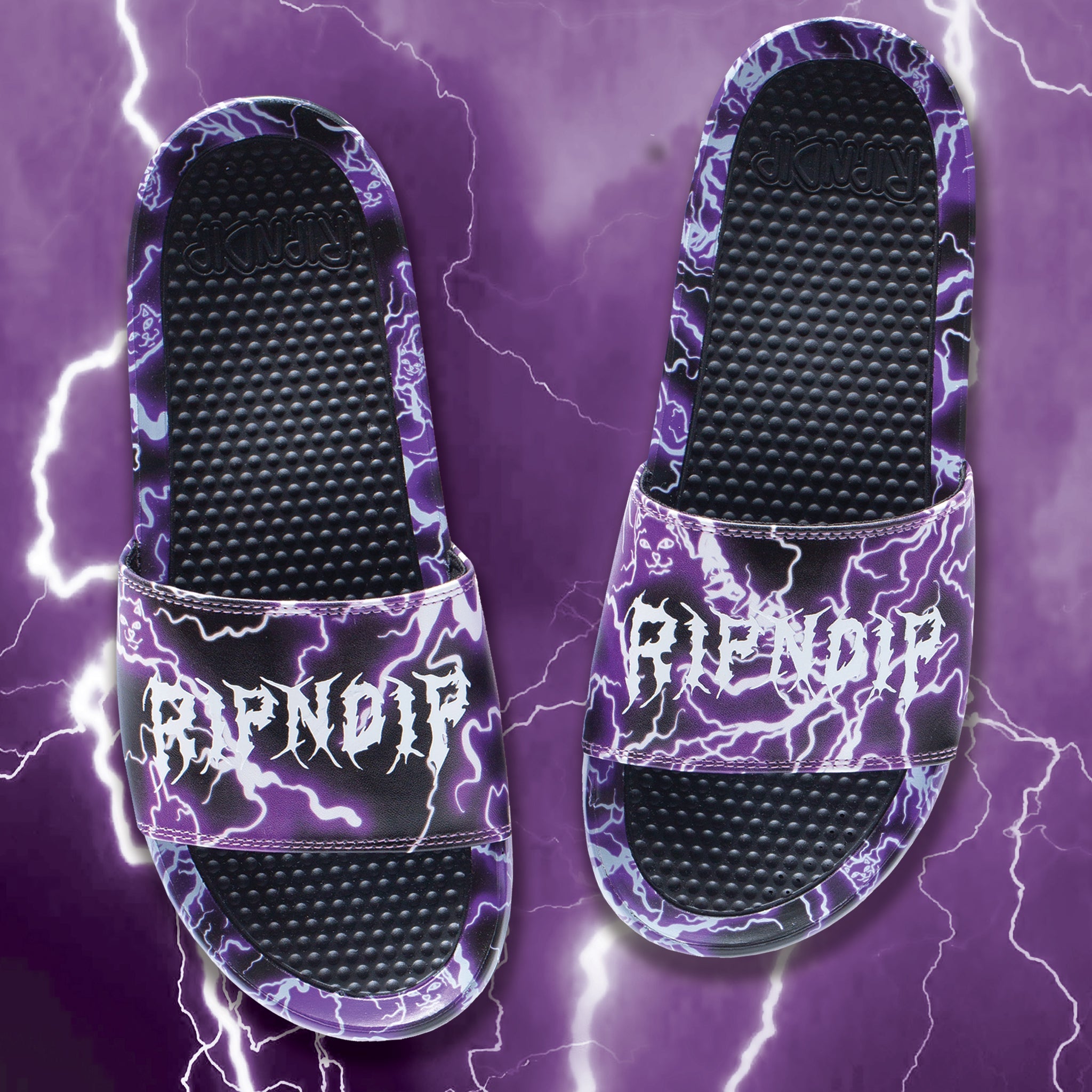 RIPNDIP Nikola Slides (Purple/Black)
