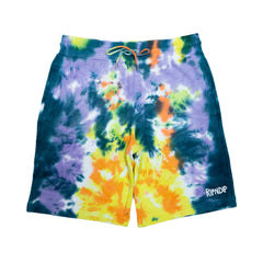 RipNDip Peek A Nermal Sweat Shorts (Multi Tie Dye)