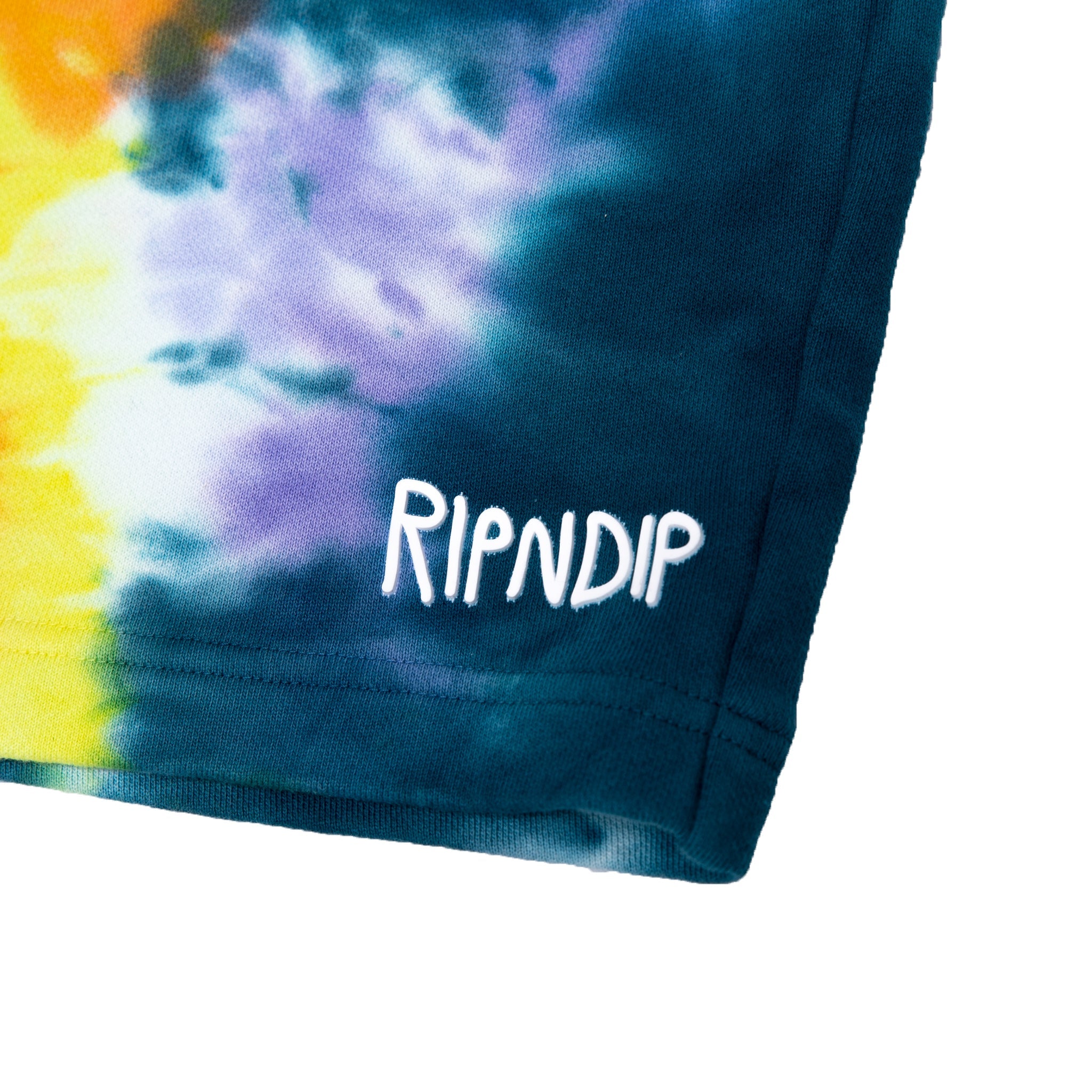 RipNDip Peek A Nermal Sweat Shorts (Multi Tie Dye)