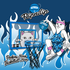 RIPNDIP Peeking Nermal Hanging Basketball Set (Blue)