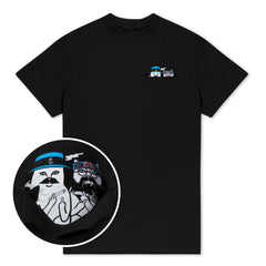 RIPNDIP Cheech and Nerm Pocket Tee (Black)