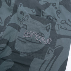 RIPNDIP Many Faces Twill Pants (Charcoal)