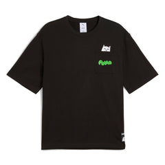 RIPNDIP PUMA x RIPNDIP Lord Nermal Pocket Tee (Black)