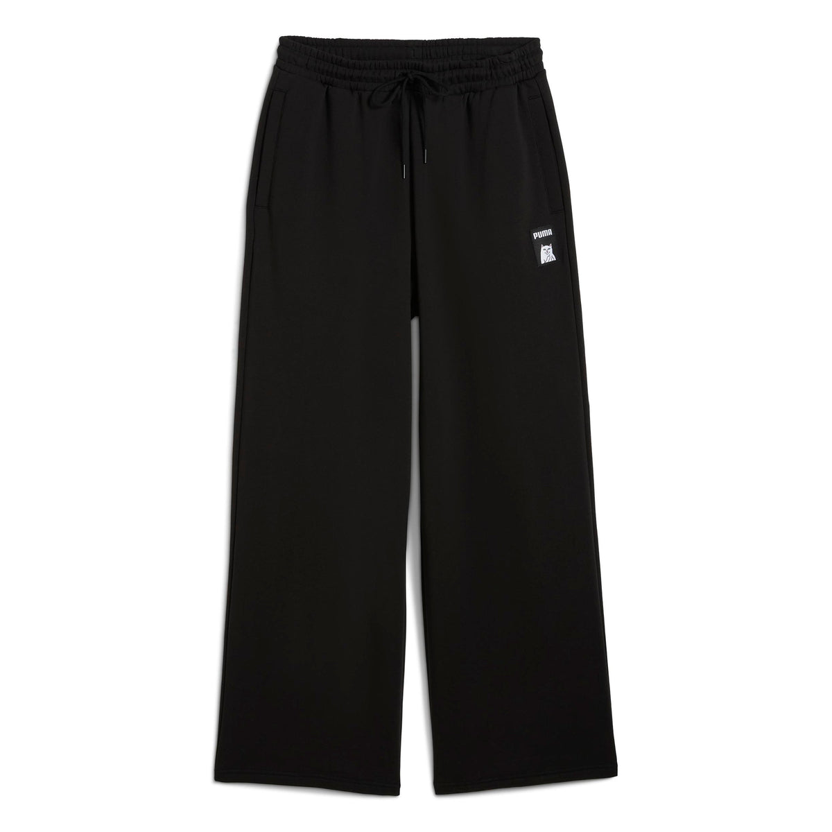 RIPNDIP PUMA X RIPNDIP Oversized Wide Sweatpants (Puma Black)