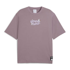 RIPNDIP PUMA X RIPNDIP Boxy Graphic Tee (Plum Jam)