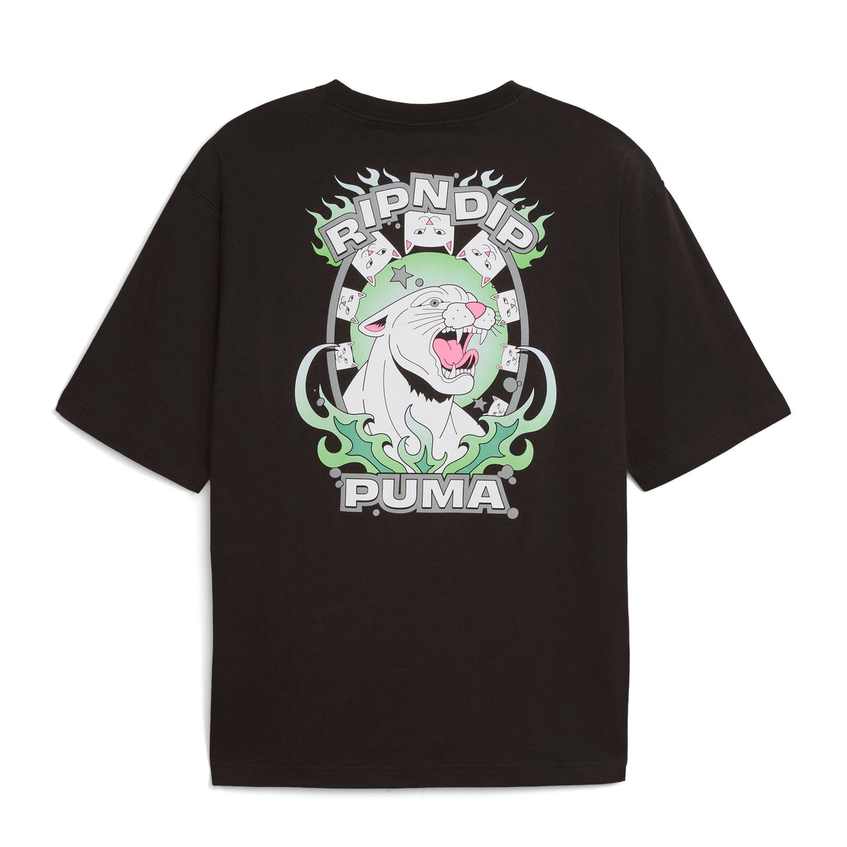 RIPNDIP PUMA X RIPNDIP Boxy Graphic Tee (Puma Black)