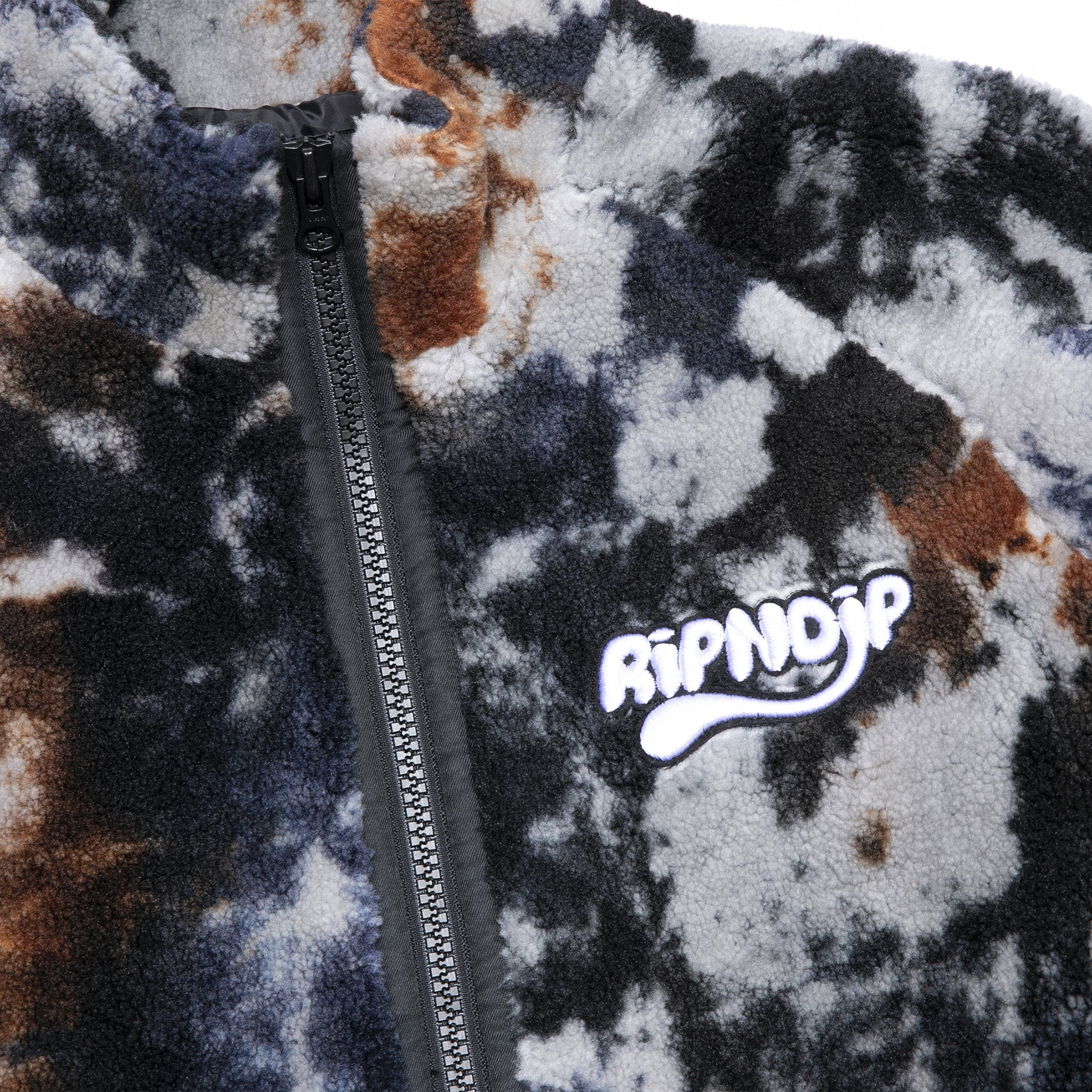 RIPNDIP RIPNTAIL Sherpa Jacket (Tie Dye)