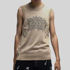 RIPNDIP Shock Knit Sweater Vest (Natural)