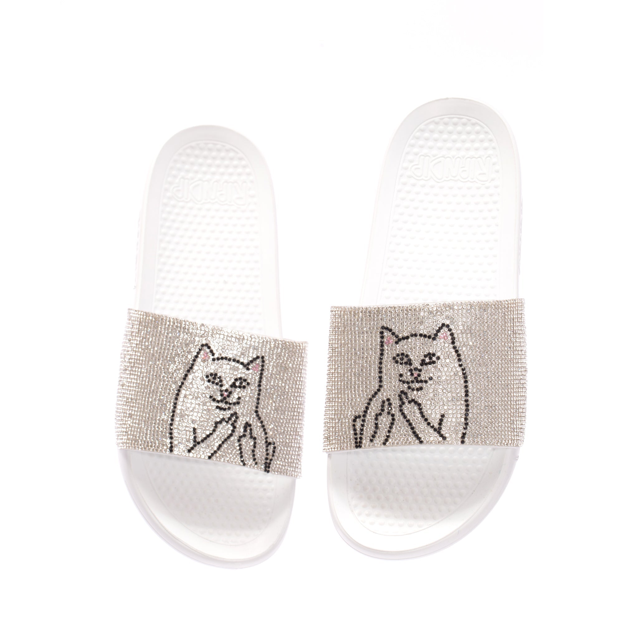 341724 Lord Nermal Slides (Rhinestone White)