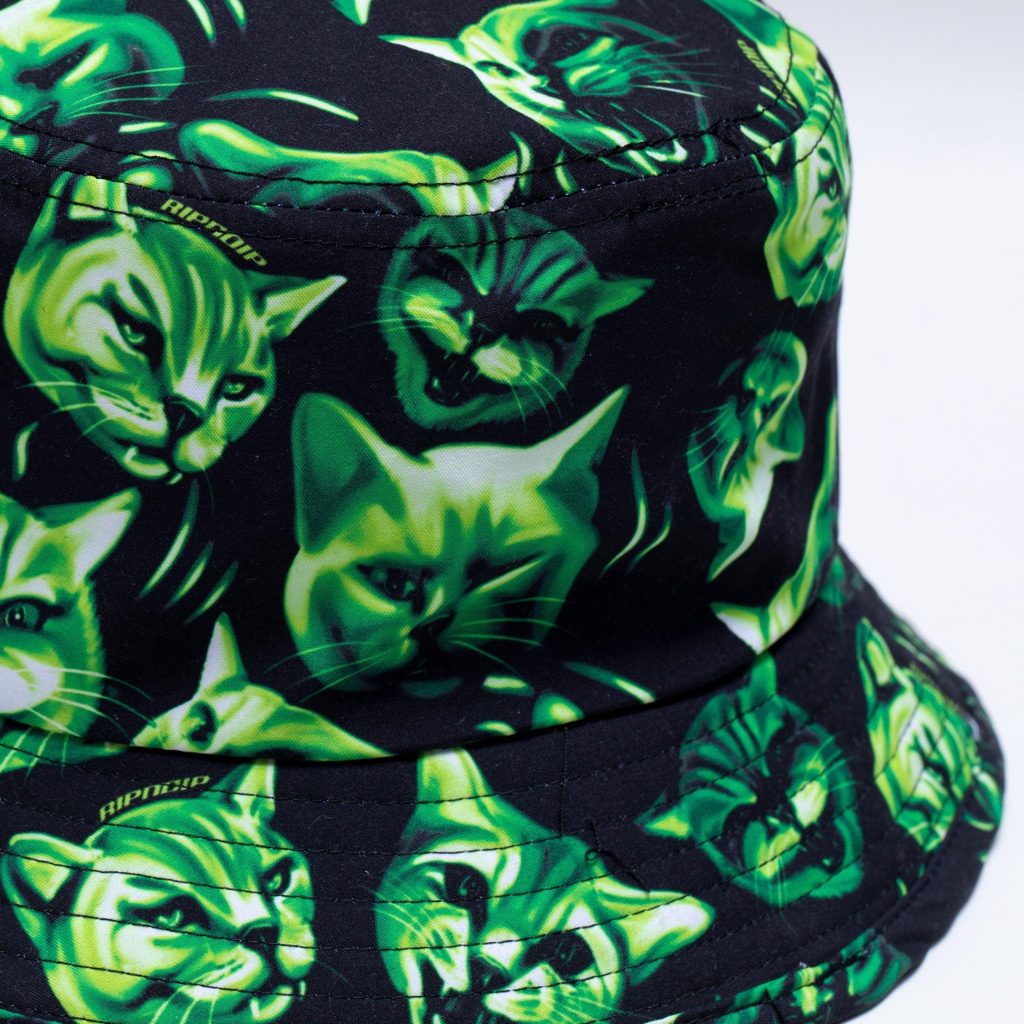 RIPNDIP Neon Nerm Bucket Hat (Black)