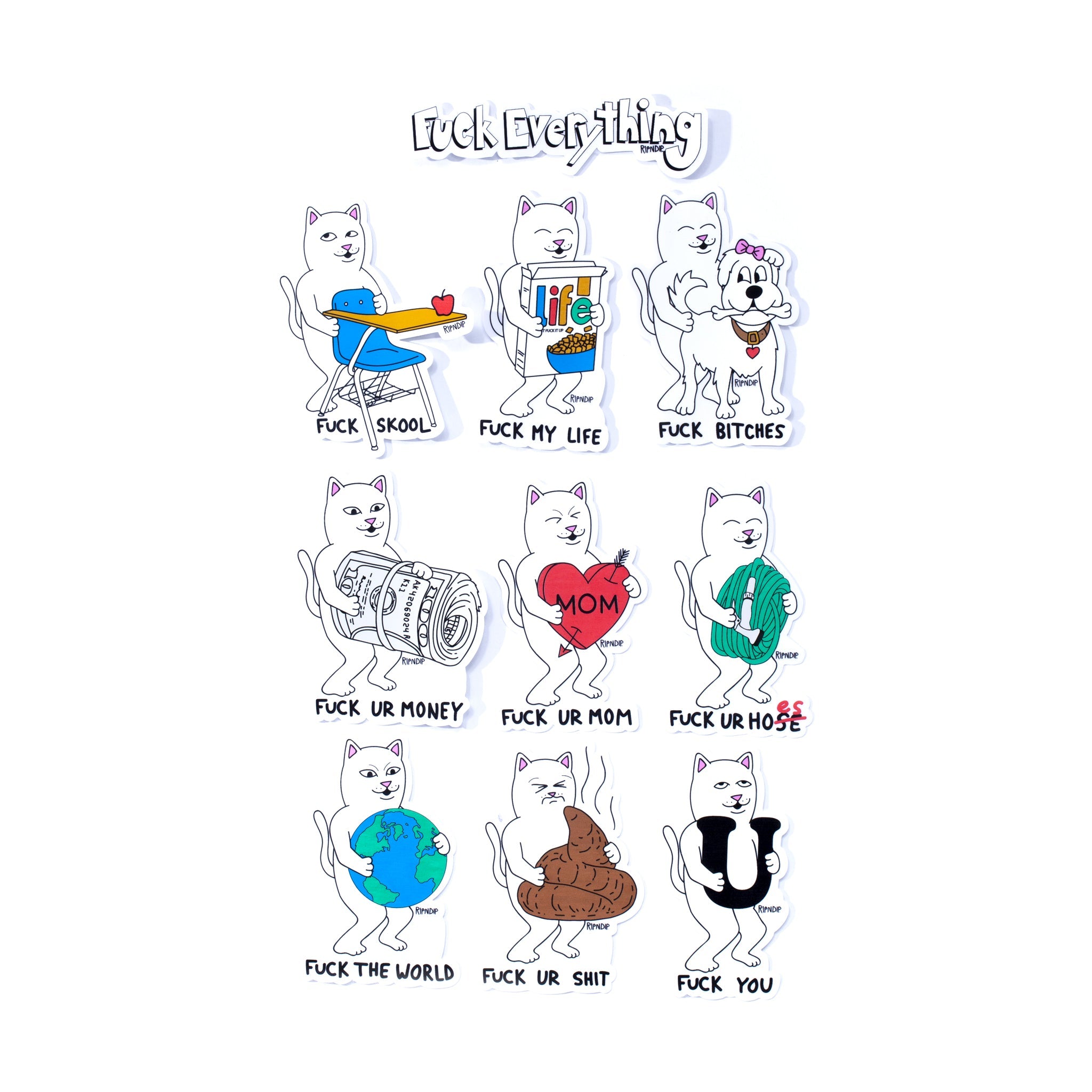 Labeltex Fuck Everything Sticker Pack (Multi)