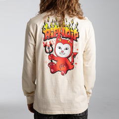 RIPNDIP Scary Cute Long Sleeve (Natural)