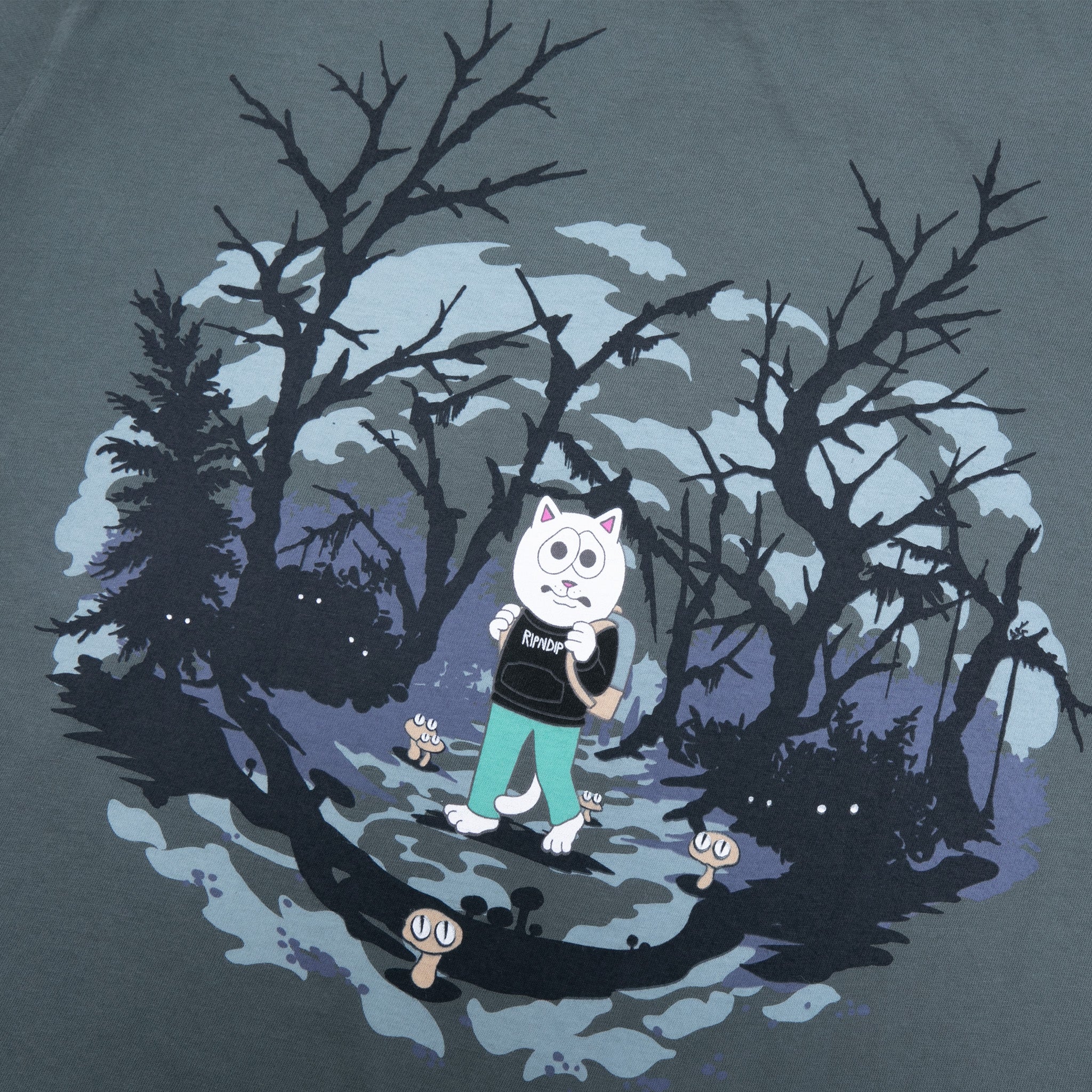 RIPNDIP Scary Hours Tee (Charcoal)