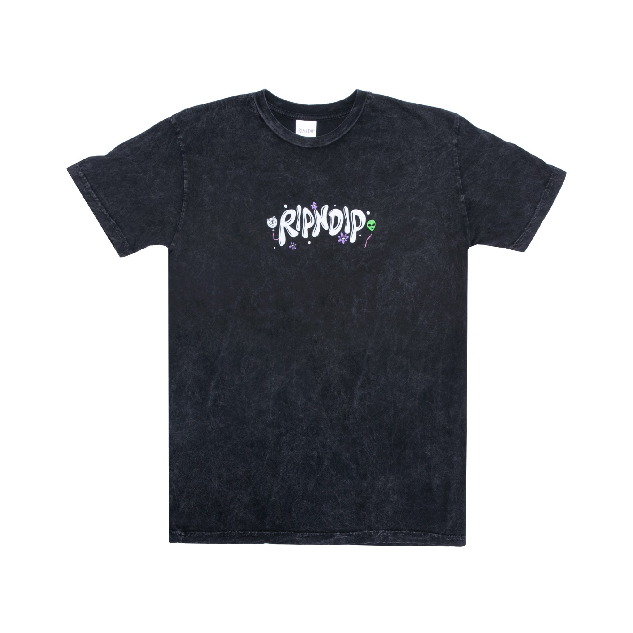 RIPNDIP Super High Tee (Black Mineral Wash)
