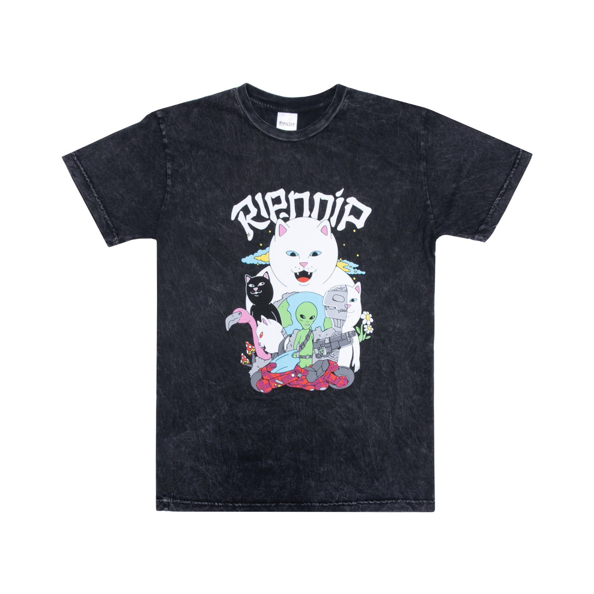 RIPNDIP Runaway Tee (Black Mineral Wash)