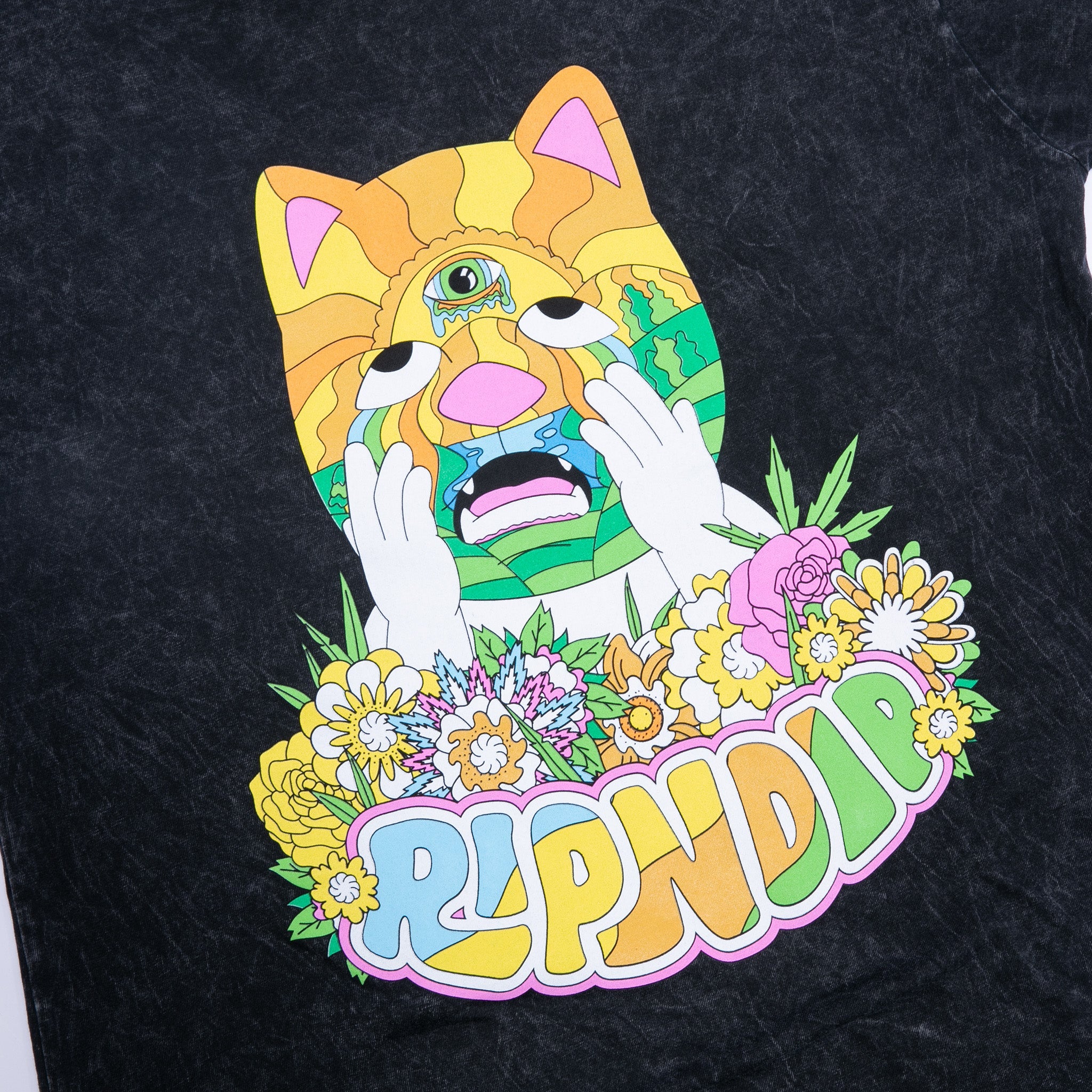 RIPNDIP Pretty Sad Tee (Black Mineral Wash)