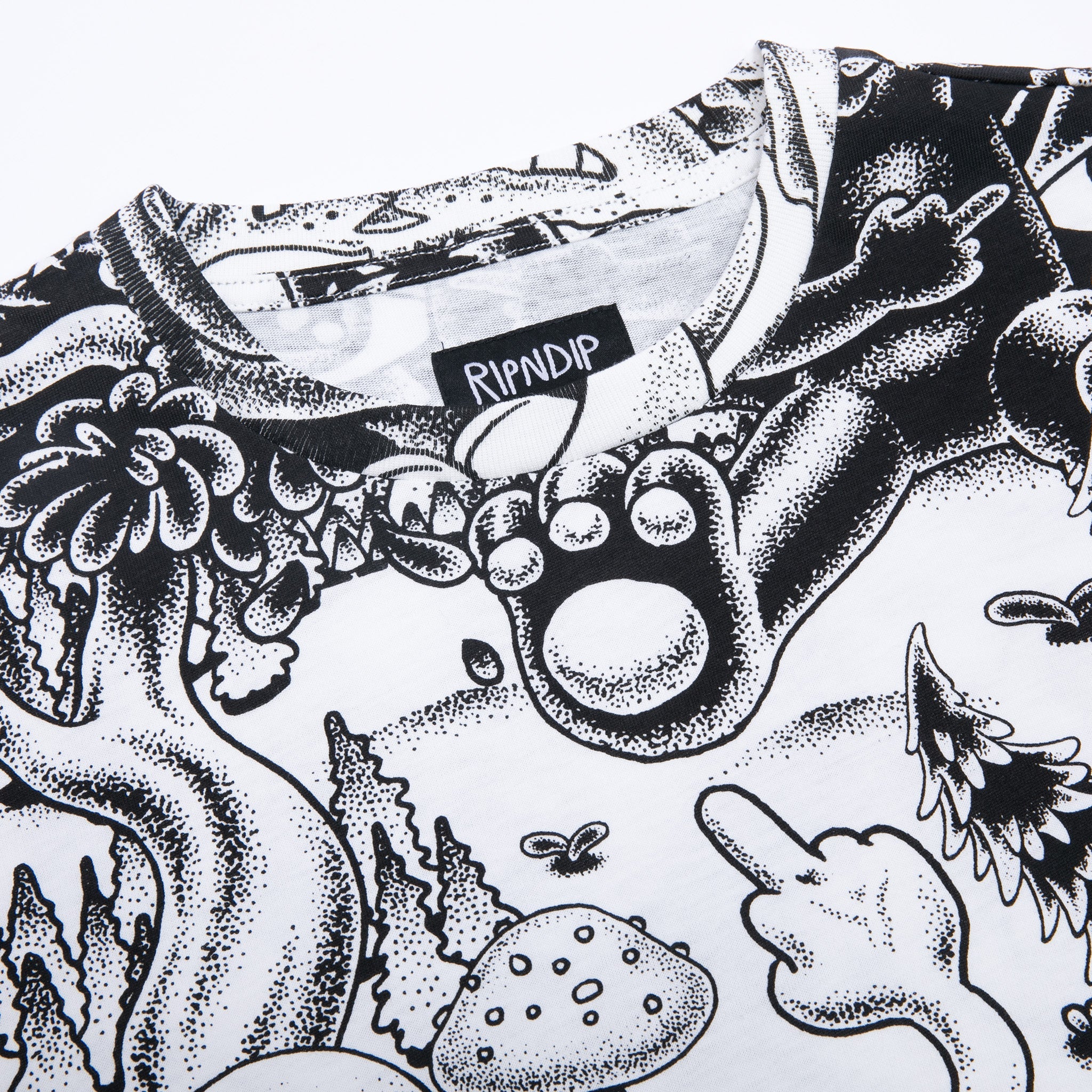 RIPNDIP Dark Twisted Fantasy Short Sleeve Tee (Black/White)