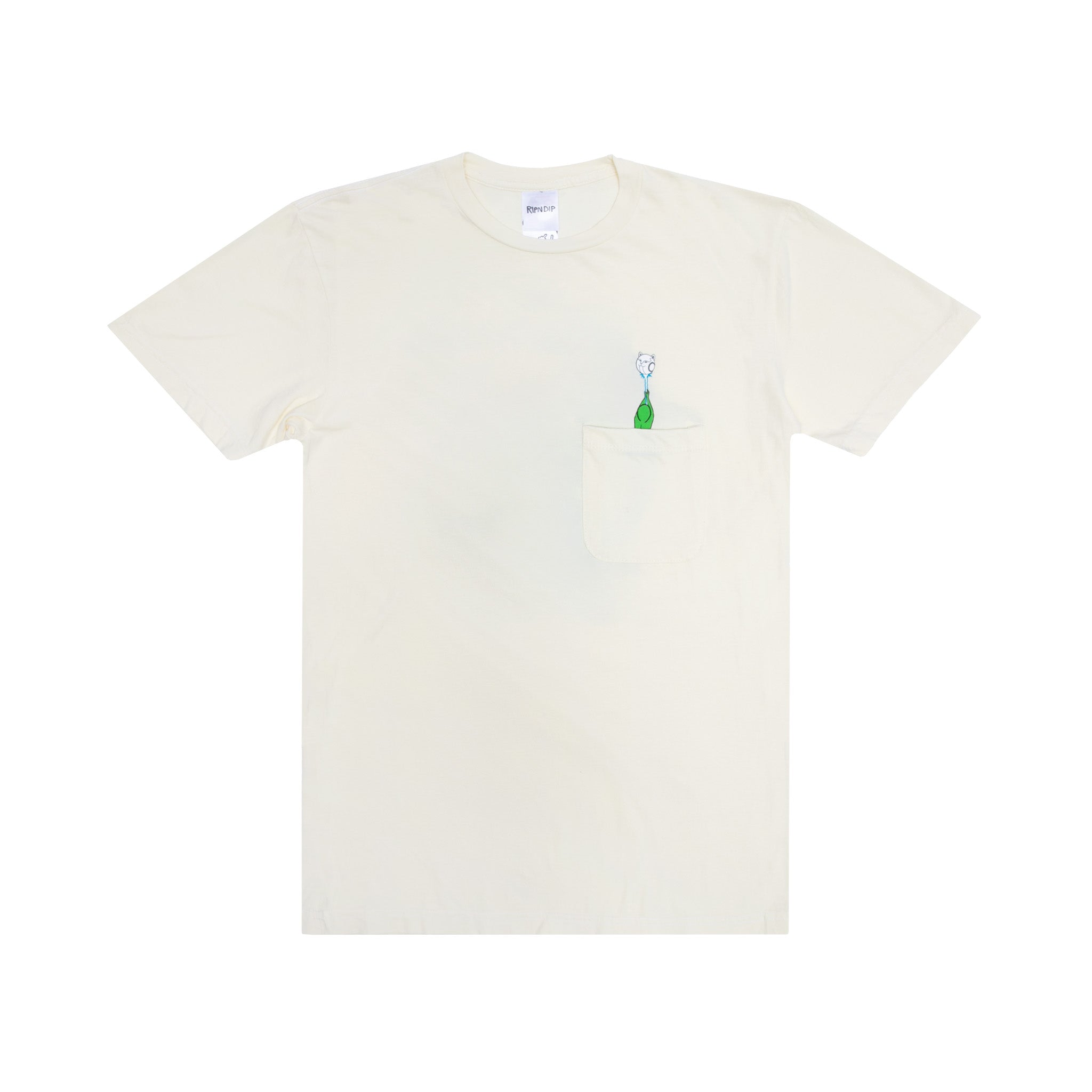 RIPNDIP Stripndip Pocket Tee (Natural)