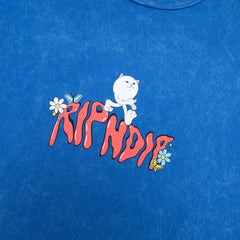 RIPNDIP Dont Trip Tee (Cornflower Blue Mineral Wash)