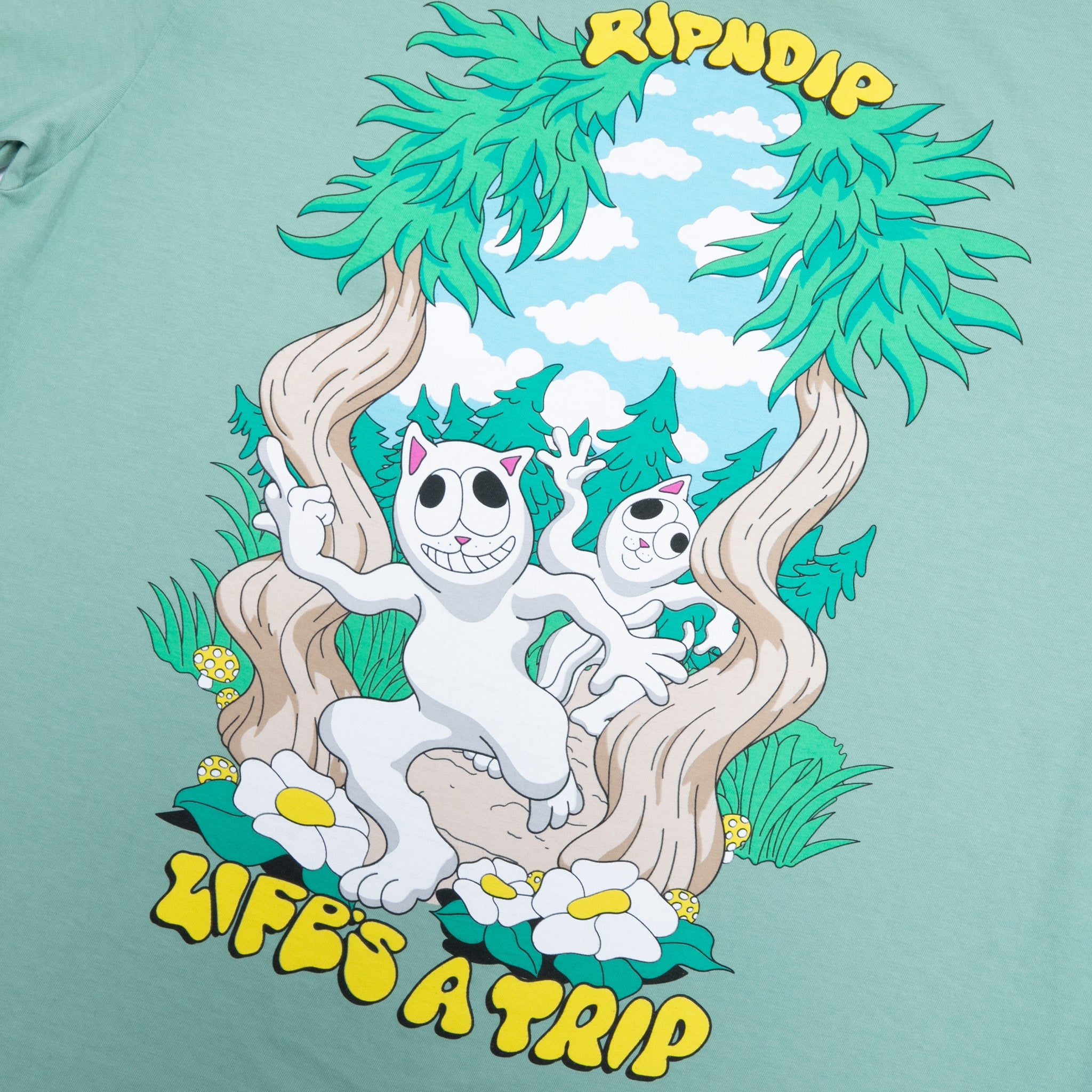 RIPNDIP Lifes A Trip Tee (Light Pine)