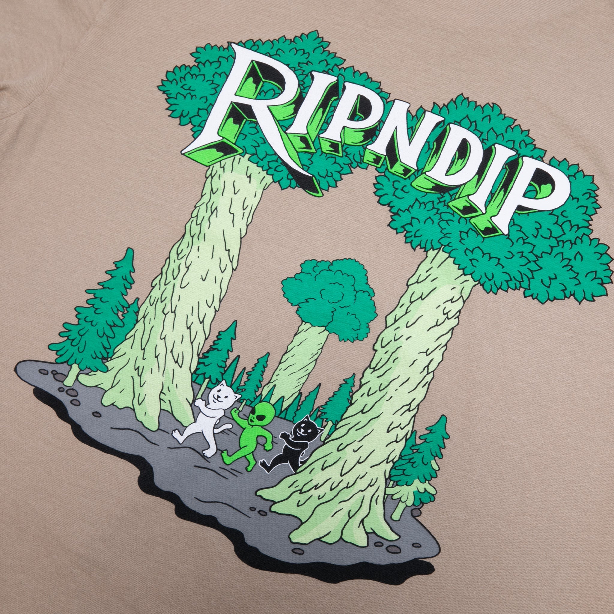 RIPNDIP Strange Forest Tee (Almond)