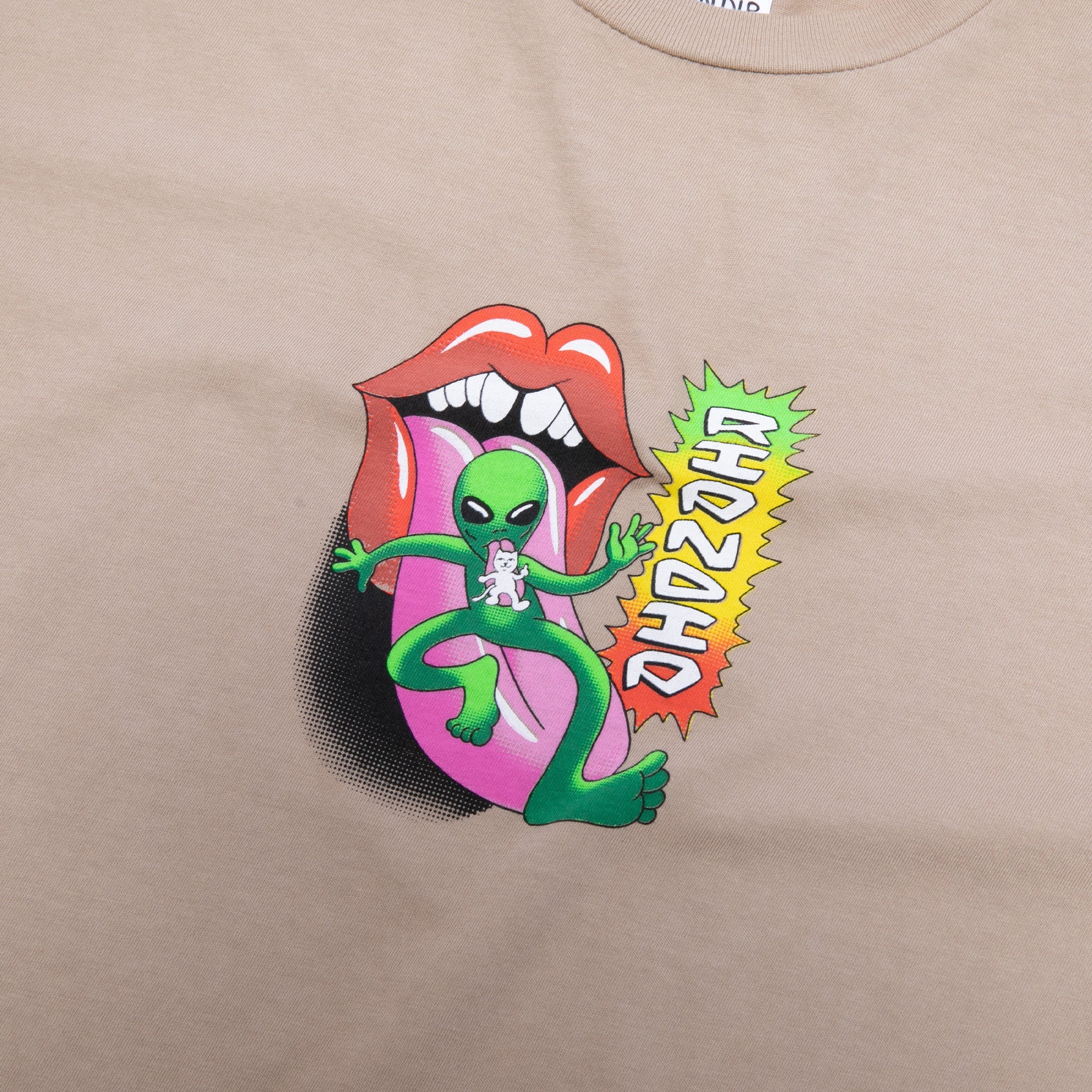 RIPNDIP Happy Lickin Tee (Almond)
